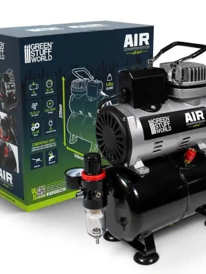 Vorteilspreis - Green Stuff World - Airbrush Compressor with Tank