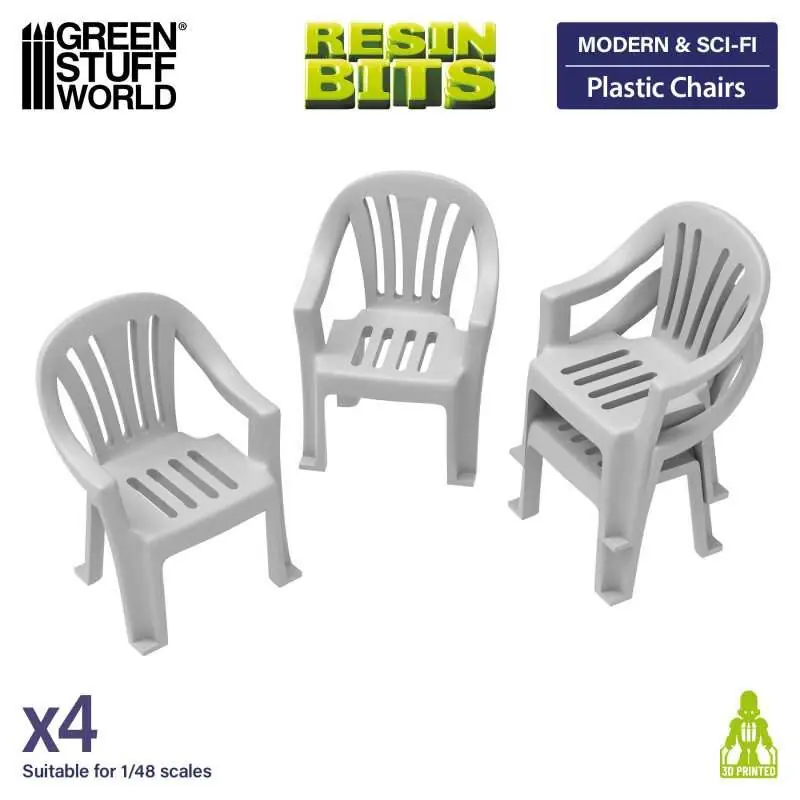 Zertifiziert - Green Stuff World - Plastic Chairs