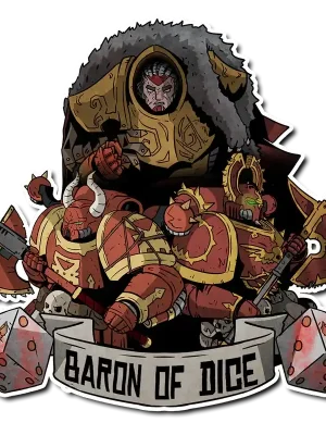 Baron of Dice - Premium Vinyl Stickers - Carnage - Online bestellbar