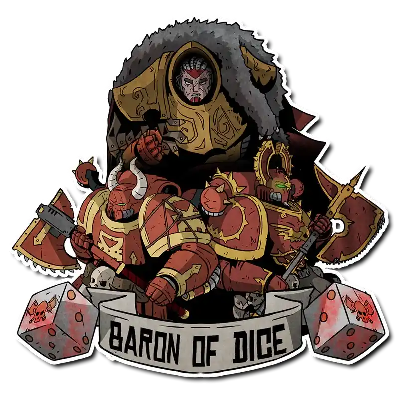 Baron of Dice - Premium Vinyl Stickers - Carnage - Online bestellbar