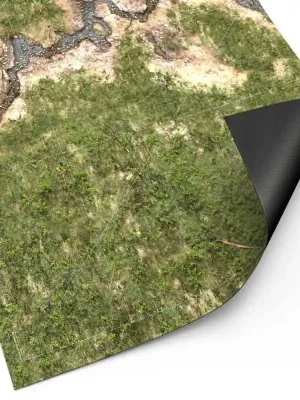 Schnell zugreifen - Green Stuff World - Neoprene Mat 44x60" Duskriver Meadows with deployment lines