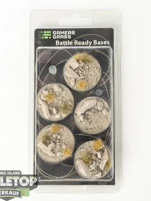Bases - Arid Steppe Bases Round 40mm (x5) - im Gussrahmen | Sofort bestellbar