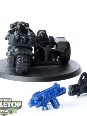 Zertifiziert | Space Marines - Attack Bike - grundiert