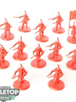 Topseller - Lannister - 12 Lannister Guardsmen - unbemalt
